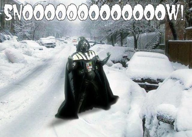 funny snow quotes. funny pictures darth vader