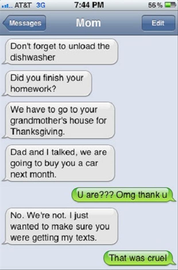 Funny Texts From Parents - 55 Pics