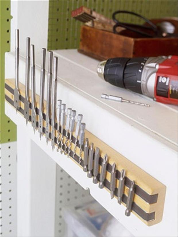 magnet strip to hold your tools