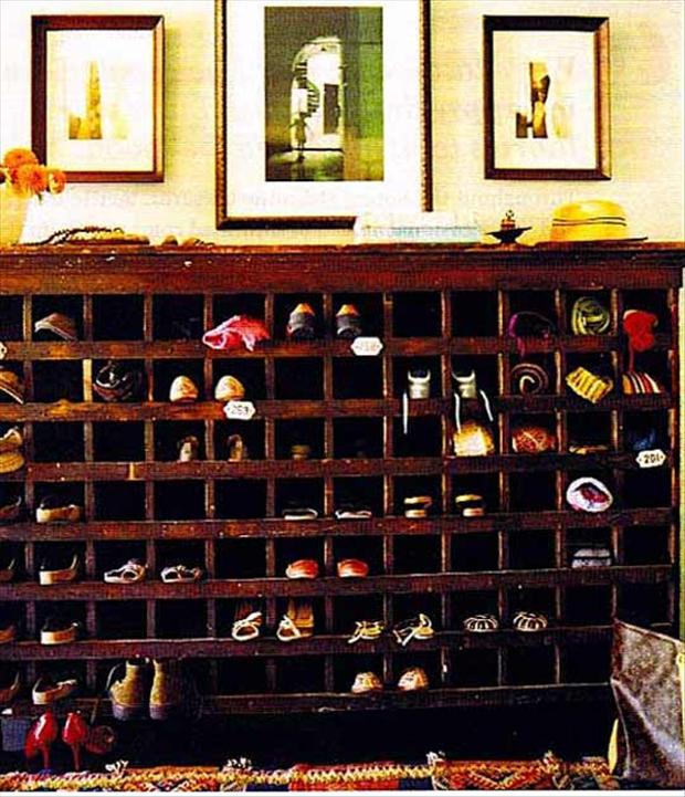 shoe storage at home