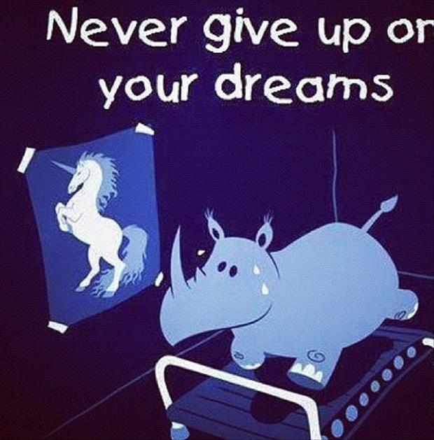 Funny fitness pictures- never give up