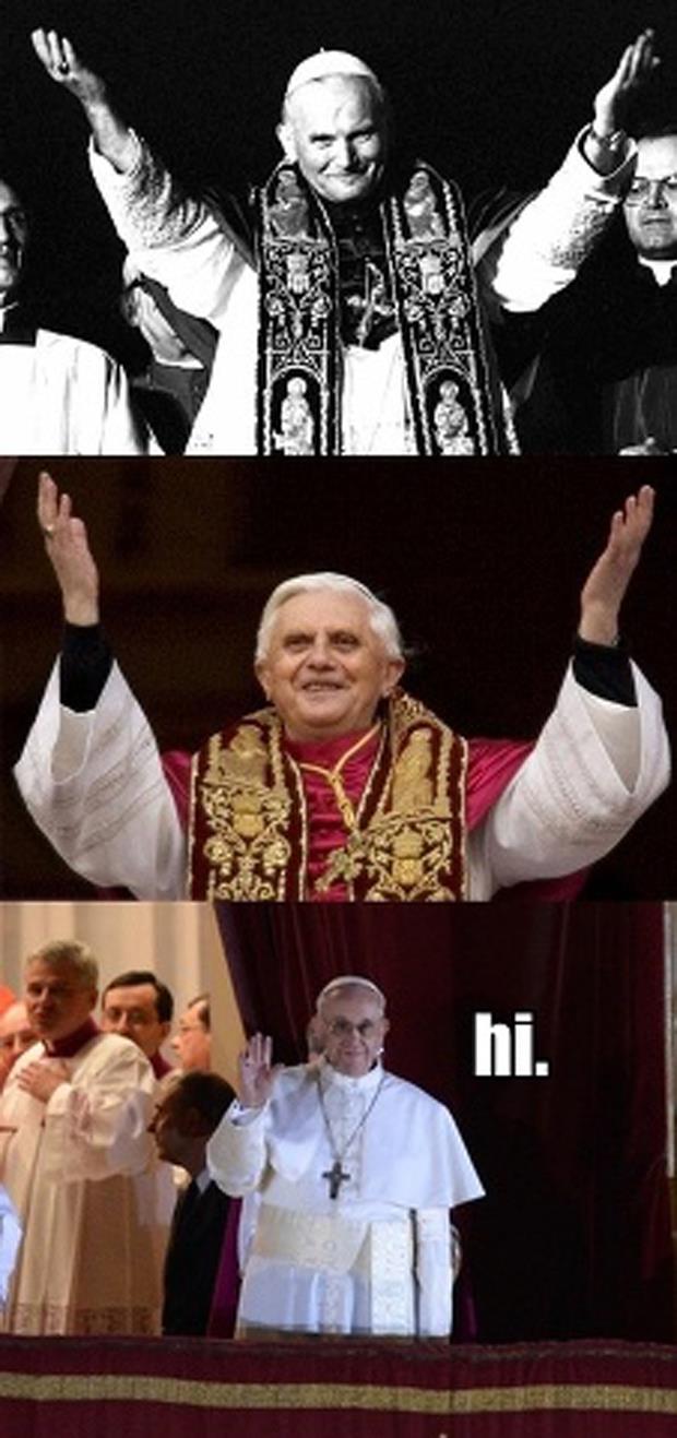 a funny pope pictures