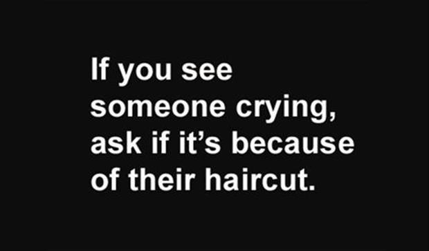 funny haircut, quotes - Dump A Day