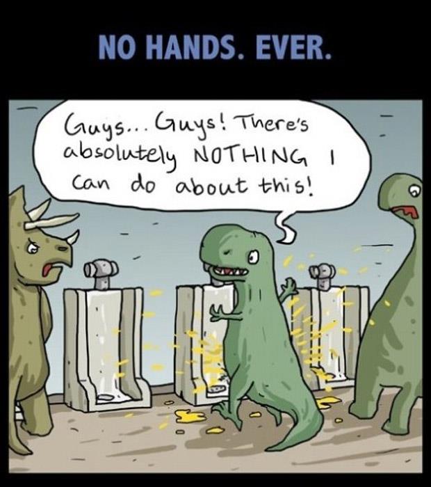 funny  t rex pictures peeing