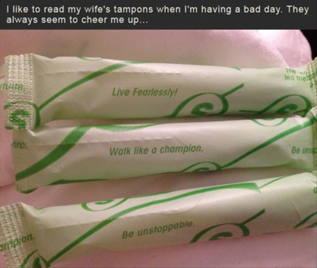 funny tampons