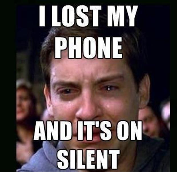 lost my phone and its on silent