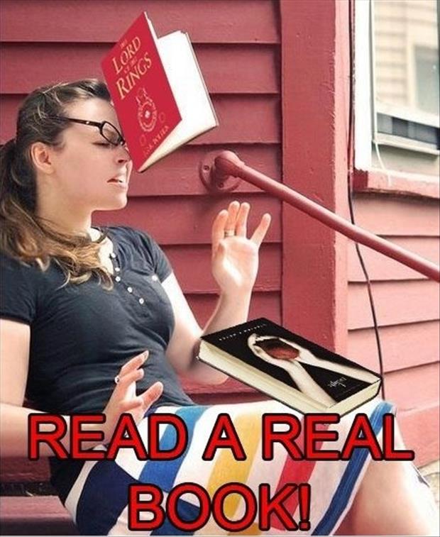 read a real book