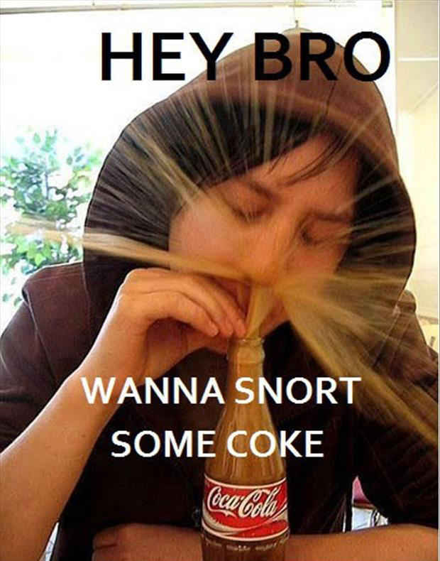 snorting coke funny pictures
