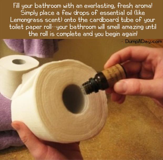 Crafty ideas- Sweet smelling bathroom idea