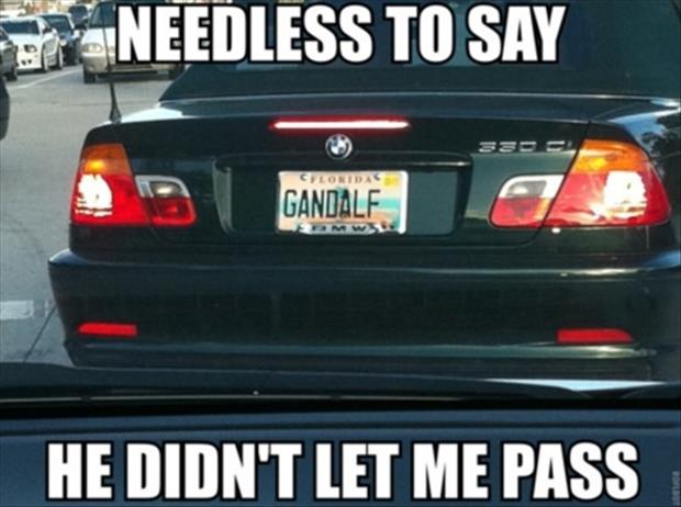 gandalf you shall not pass funny cars