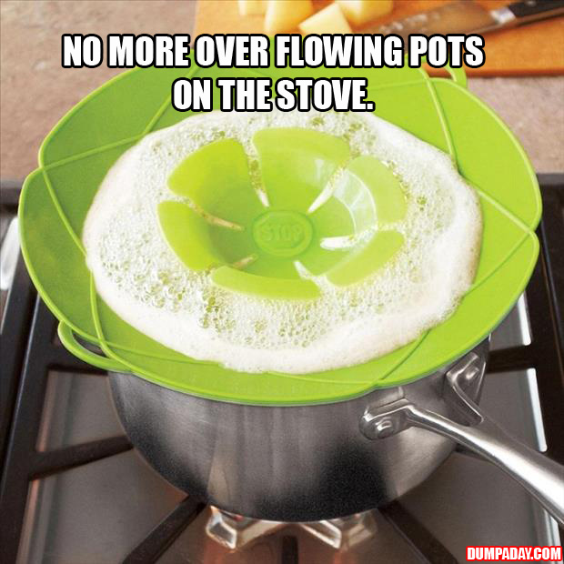 no more over flowing pots on the stove