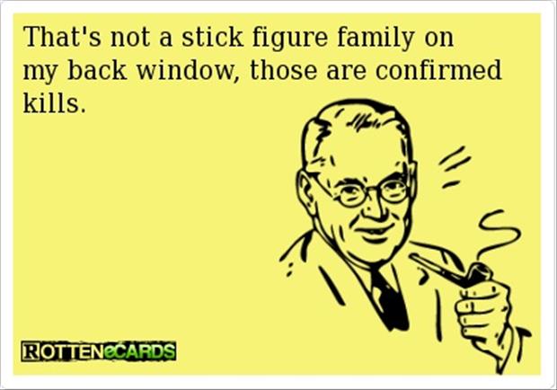 stick figure family on your car window