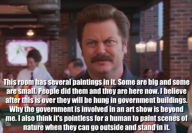 Ron Swanson quotes