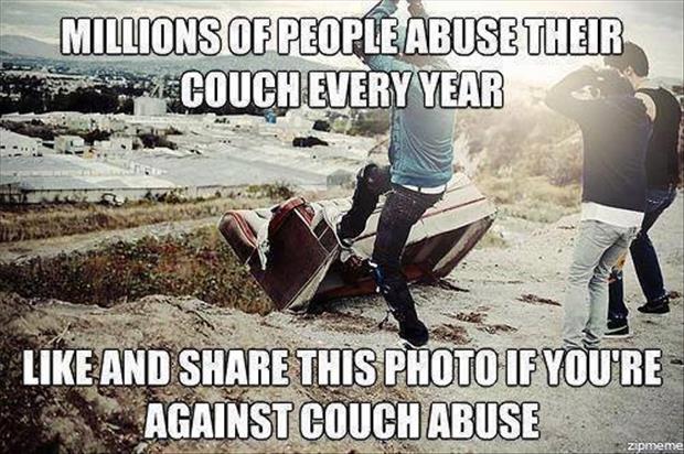 couch abuse