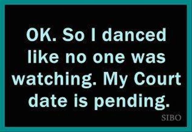 dance like no one is watching