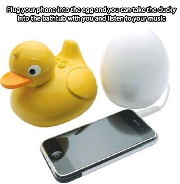 duck speaker for bathtime