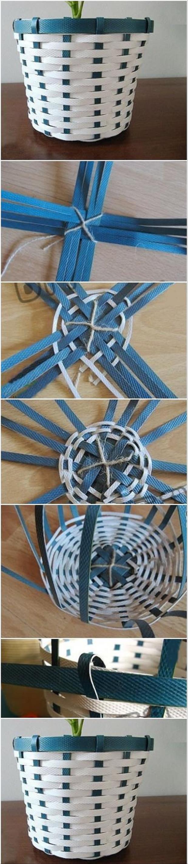 how to weave a basket