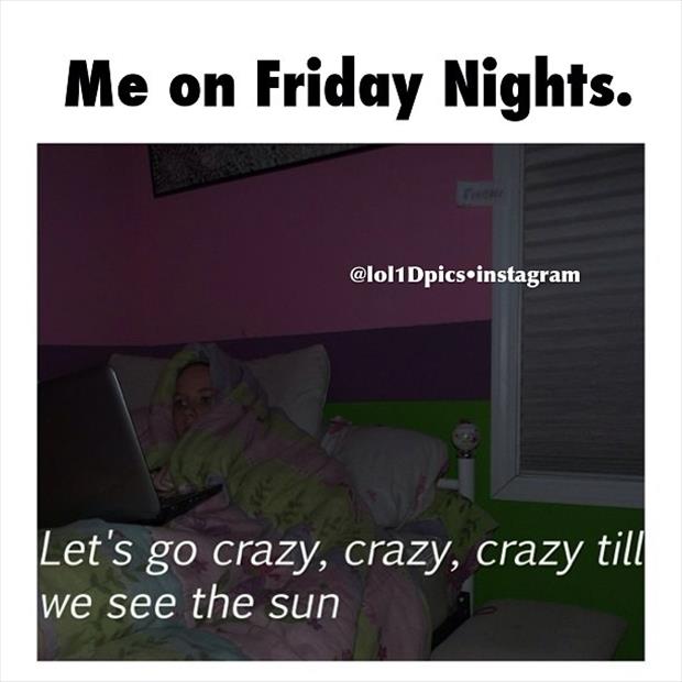 me on Friday nights