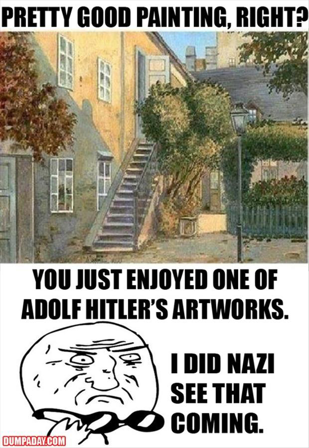 mother of god meme hitler's paintings