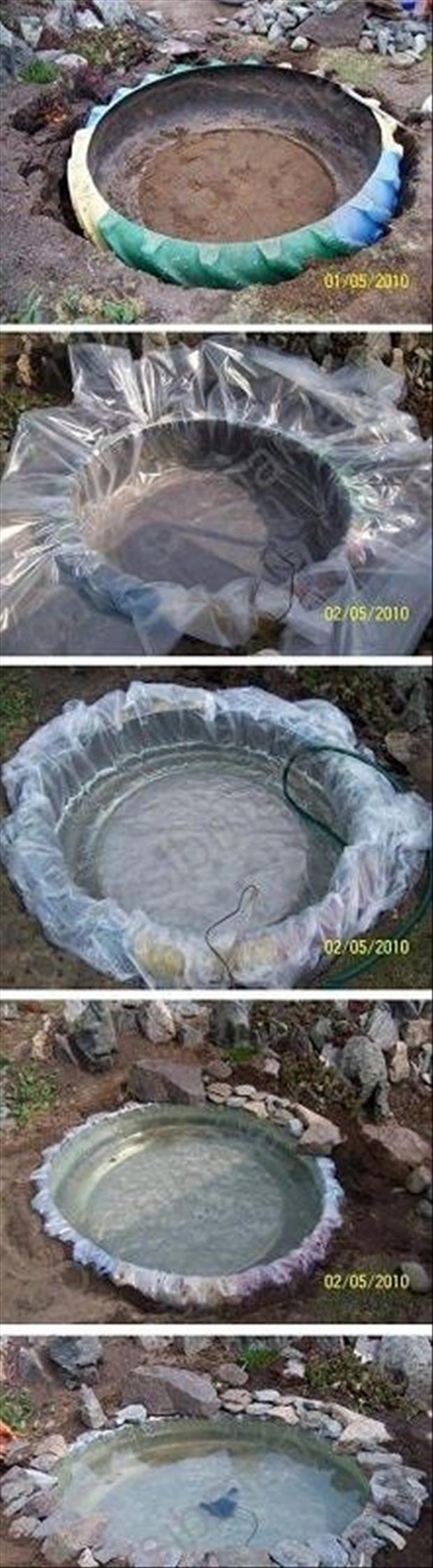 DIY Tire Pond