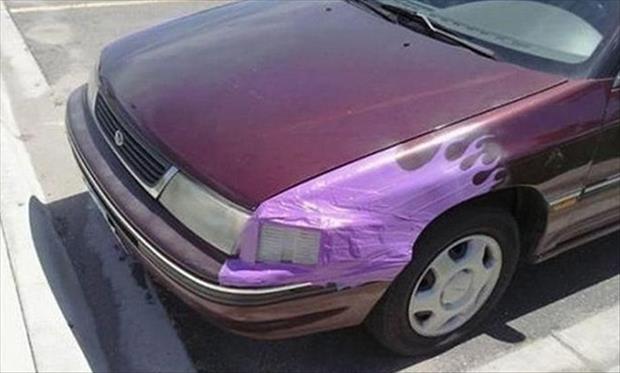 car-photo-1993-subaru-legacy-fender-repair-using-bondo-fail