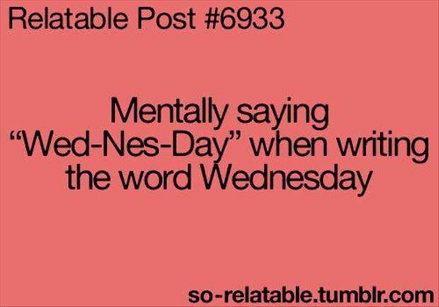 how do you spell wednesday