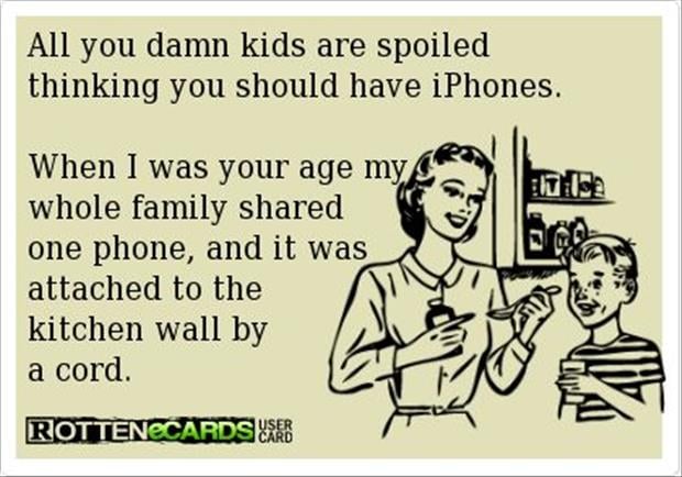 kid's are spoiled
