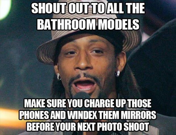 shout out to all bathroom models