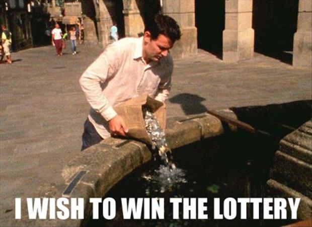 I wish to win the lotto