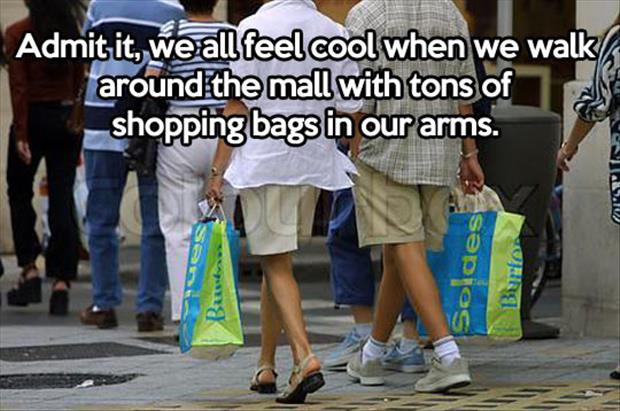 feel good walking around the malls
