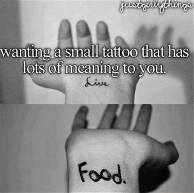 food tattoo