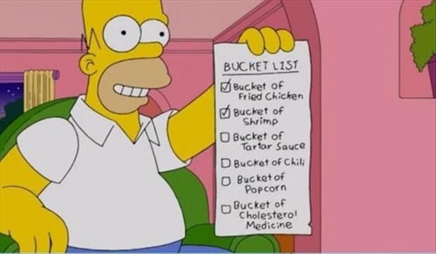 funny bucket lists