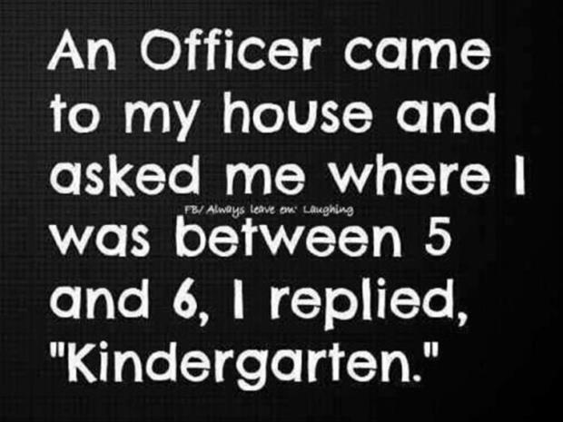 funny cop questions