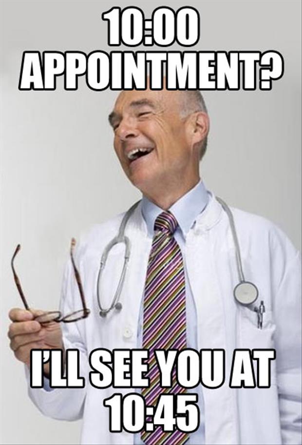 funny doctor appointment