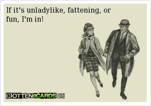 funny ecards unladylike