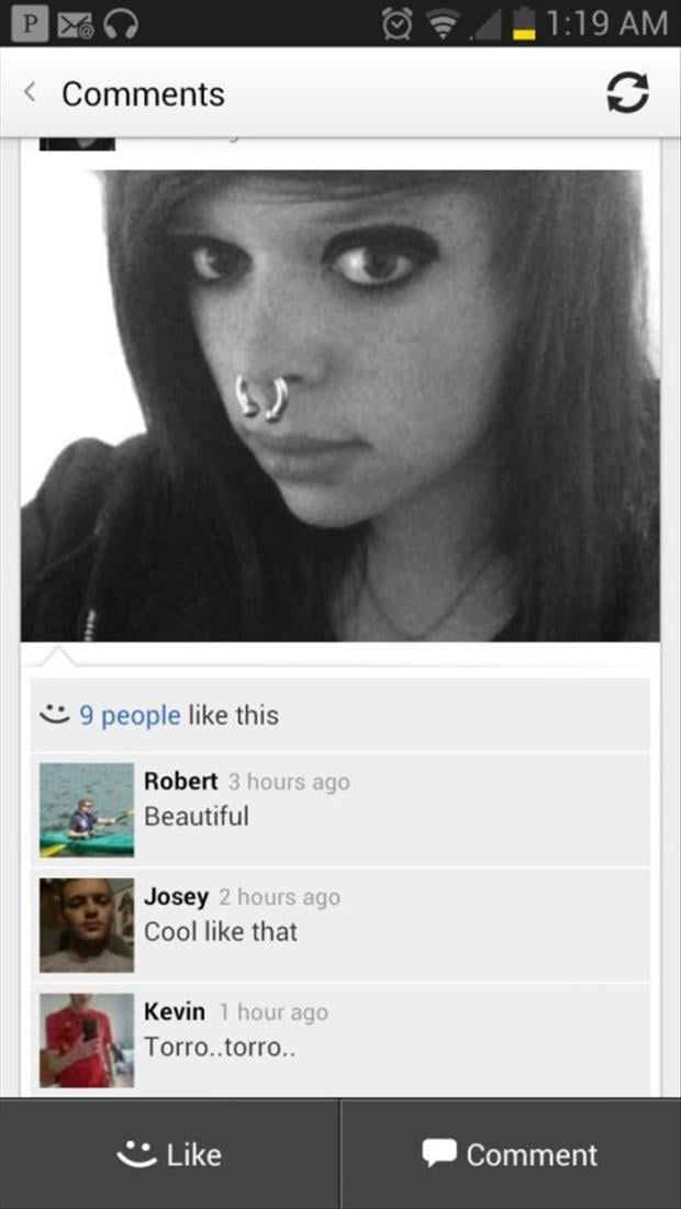 funny nose rings