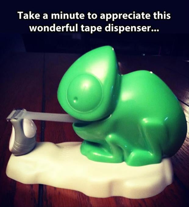 funny tape dispenser