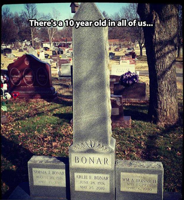 funny tombstones