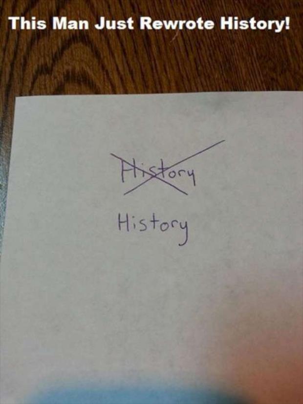 how to rewrite history