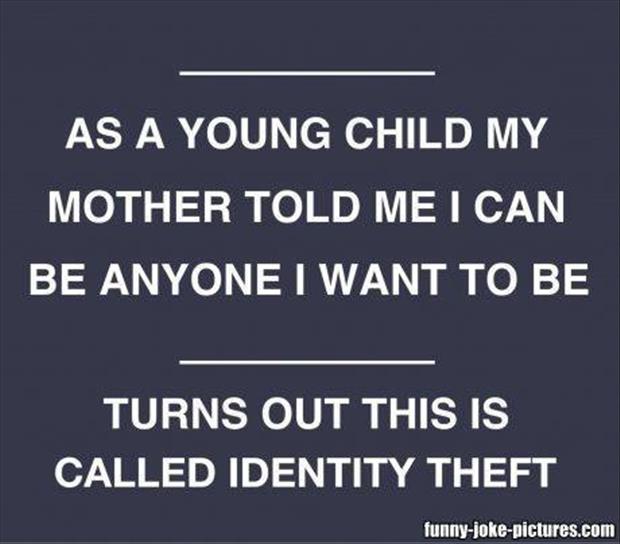 idenity theft funny pictures