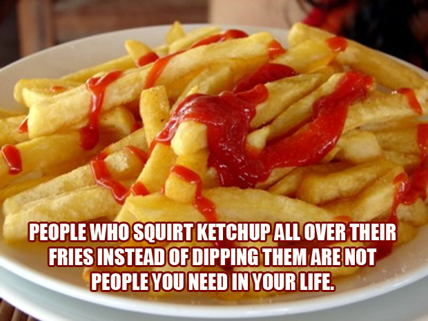 ketchup on your fries