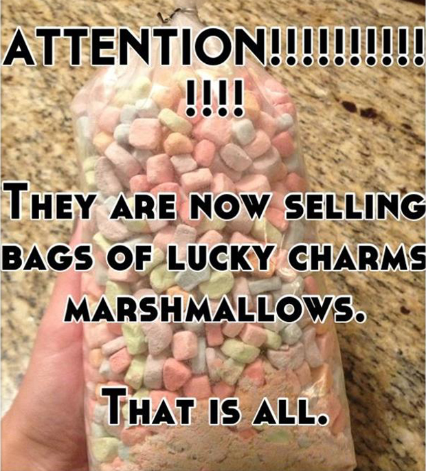 lucky charms marshmellows