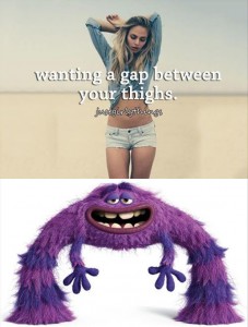sexy gap between your thighs