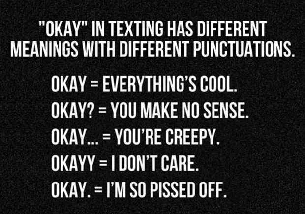 texting okay