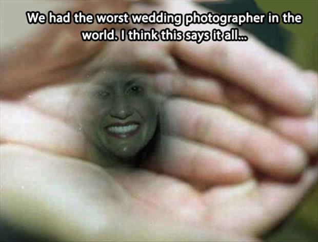 worst wedding photographer in the world