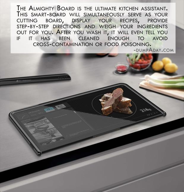 Geek Genius Ideas- amazing cutting board