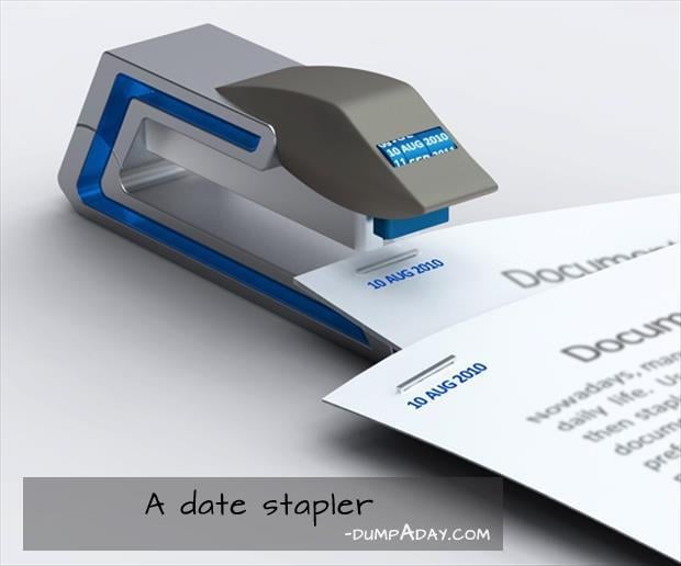 Genius Ideas- date stapler