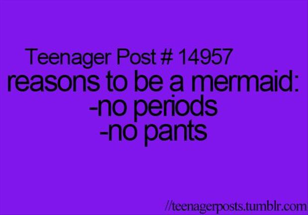 reasons to be a mermaid