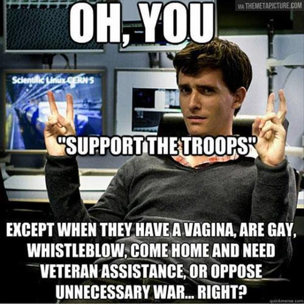 support the troops