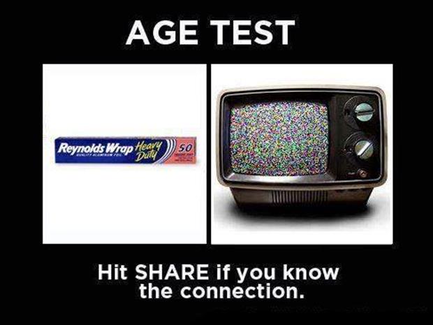 tin foil and tvs